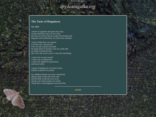 works/thetasteofhappiness screenshot