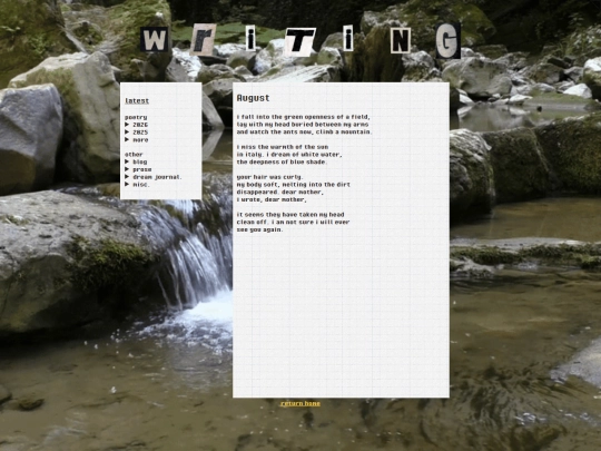 written screenshot