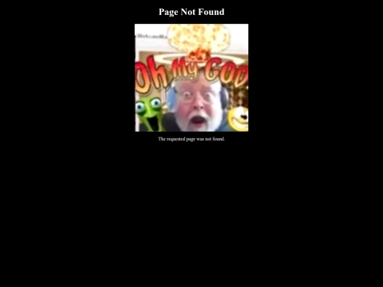 not_found screenshot
