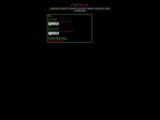 credits screenshot