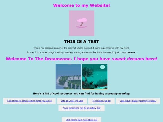 testwebpage screenshot