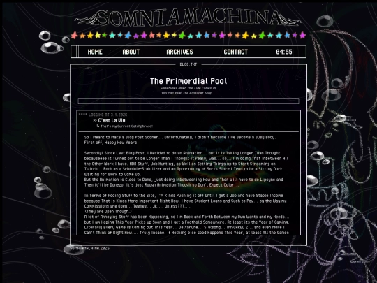 blog screenshot