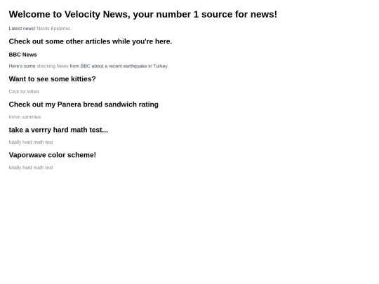 velocity-home screenshot