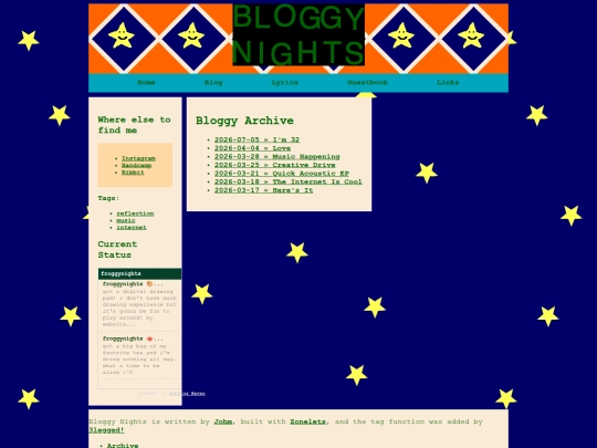 blog/archive screenshot