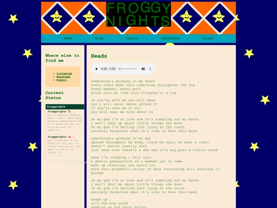 lyrics/heads screenshot