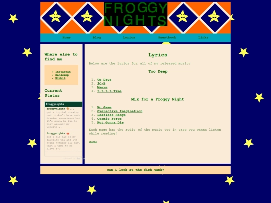 lyrics/lyrics screenshot