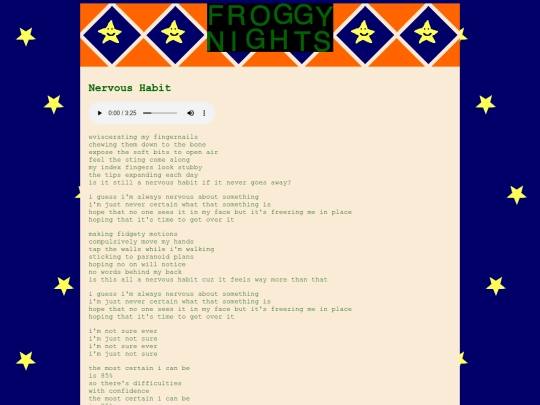 lyrics/nervous-habit screenshot