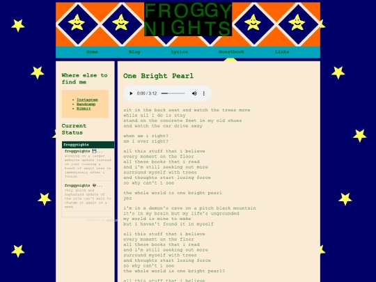 lyrics/one-bright-pearl screenshot