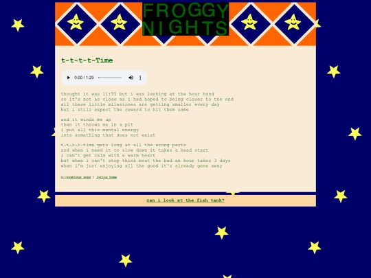 lyrics/t-t-t-t-time screenshot