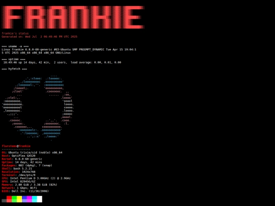 v1/status screenshot