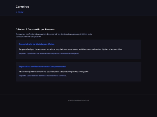 carreiras screenshot