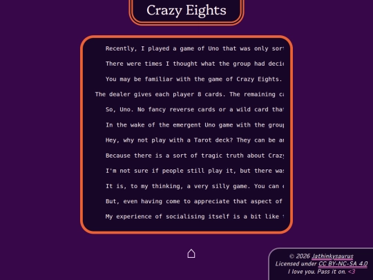 tirades/crazy8s screenshot