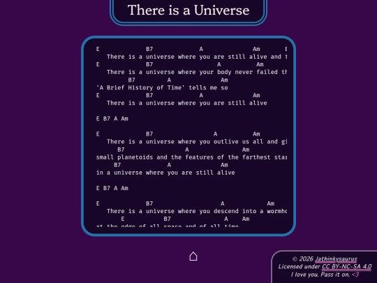 tunes/auniverse screenshot