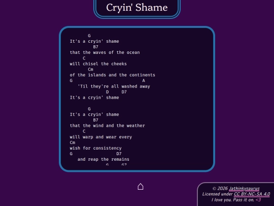 tunes/cryinshame screenshot
