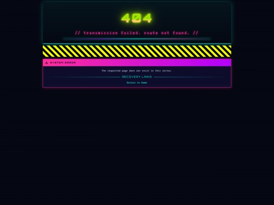 not_found screenshot