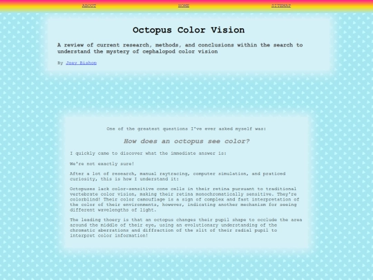 science/octopusColorVision screenshot