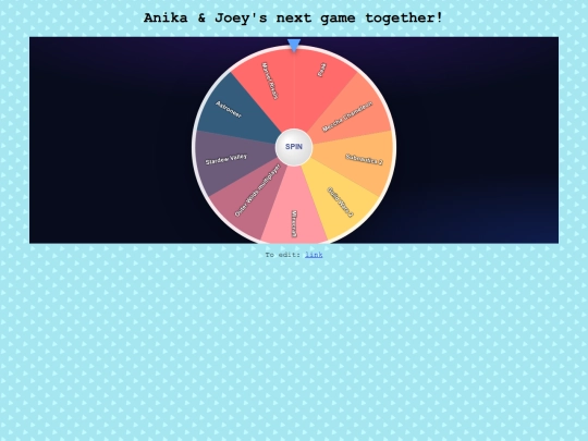 thingsILike/gameswithAnika screenshot