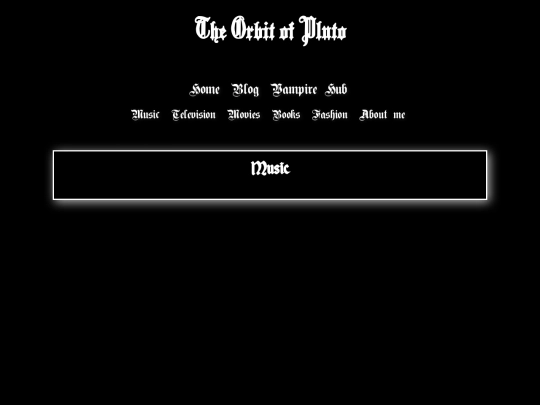 Nav Links/Music screenshot