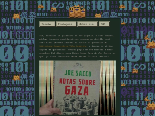 posts/2025-11-11-O-Genocidio-Interminavel-em-Notas-Sobre-Gaza-de-Joe-Sacco screenshot