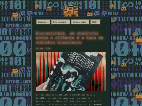 posts/2026-03-24-Encruzilhada-um-quadrinho-entre-o-silencio-e-o-kaos-do-suburbio-brasileiro screenshot