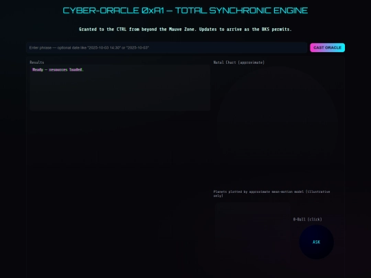 CyOracle/Cyber-Oracle_v0.1.02 screenshot