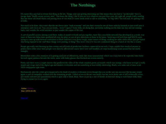 V/netthings screenshot