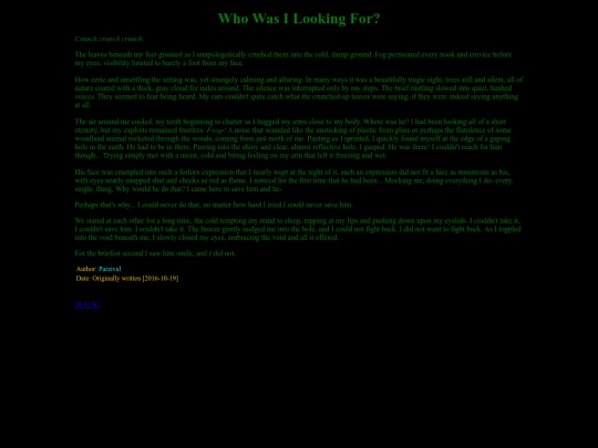 V/who screenshot
