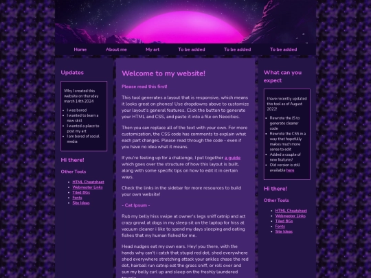 Links screenshot