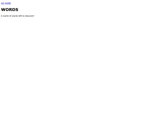 words screenshot