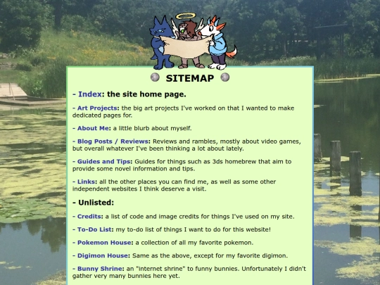 sitemap screenshot