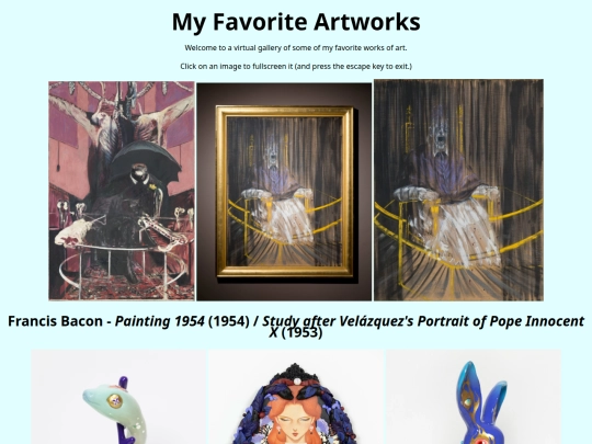 unlisted/favartists screenshot