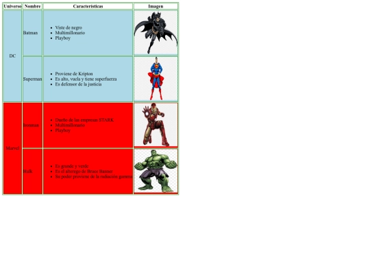 superheroes screenshot