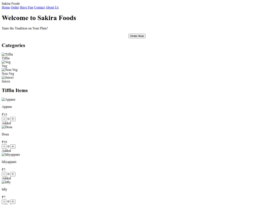 index screenshot