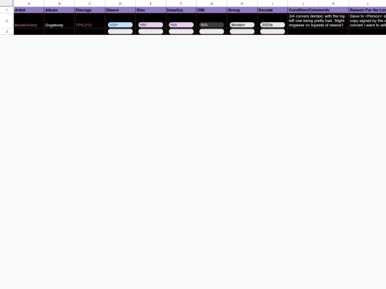 Music/Physical Media Collection/Shareable Music Collection/Previously Owned screenshot