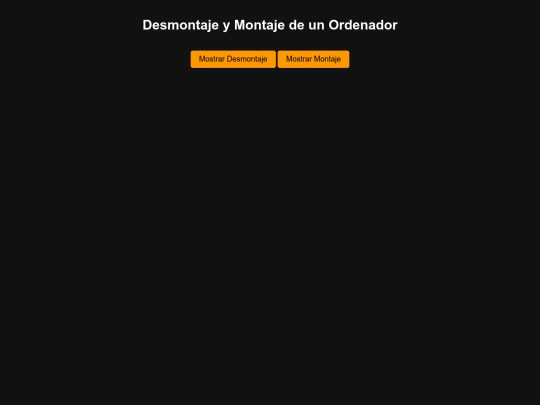 Cuaderno Web/Desmotaje - Montaje de un PC/Index screenshot