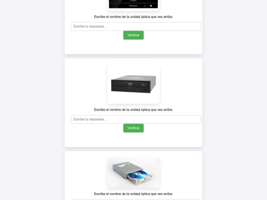 Cuaderno Web/Temario Colaborativo 2 - UNIDADES ÓPTICAS/Ejercicio2 screenshot