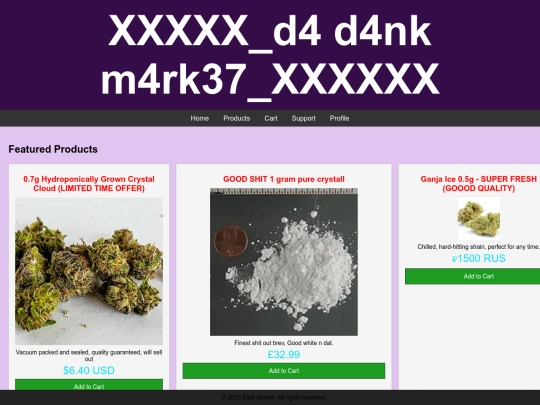darkweb screenshot