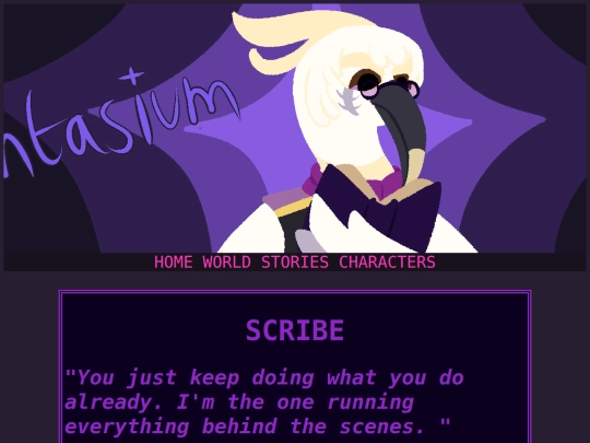 characters/scribe screenshot