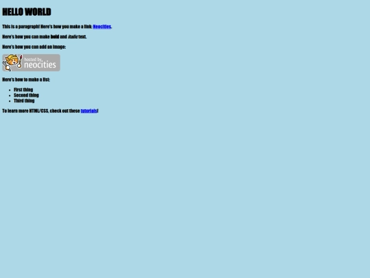 index screenshot