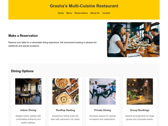 reservations screenshot