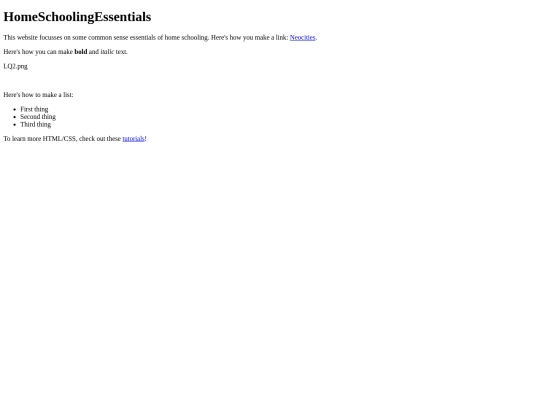 index screenshot