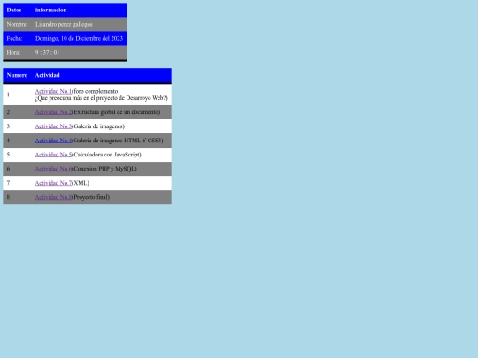 index screenshot