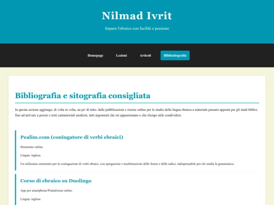 bibliositografia screenshot