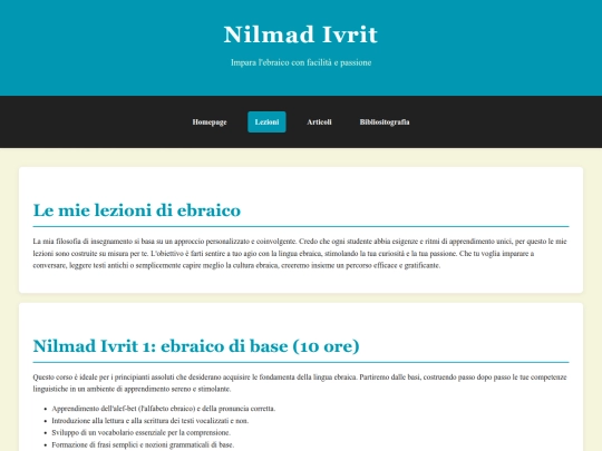 lezioni screenshot