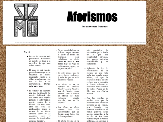 10-aforismos screenshot