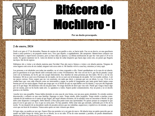 bitacora-i screenshot