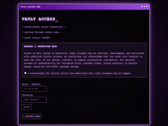 vault screenshot