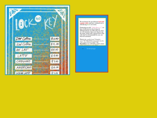 lock and key/pagetwo screenshot