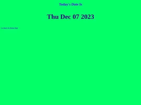 date screenshot