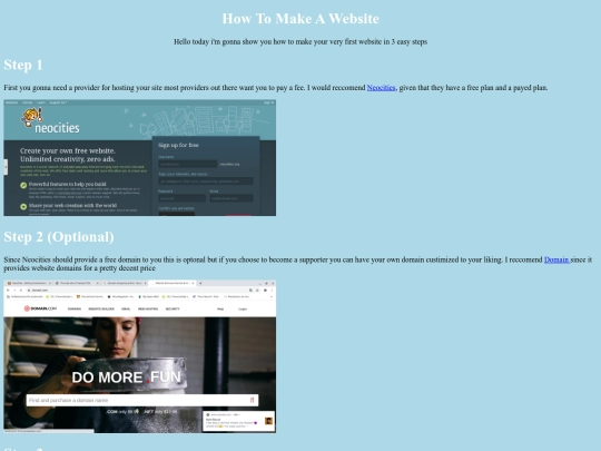 howtomakeawebsite screenshot